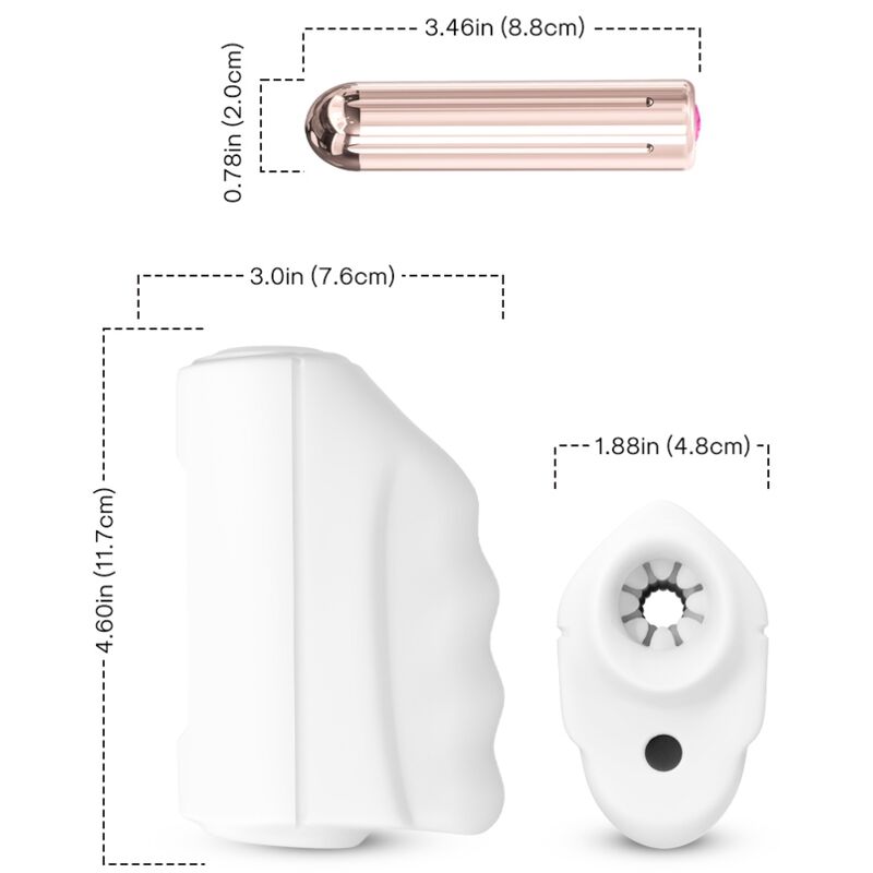 ARMONY - MASTER MASTURBATOR & VIBRATOR WEISS – Bild 3