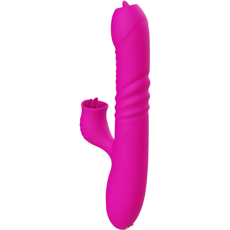 ARMONY - FANNY MULTIFUNKTIONS-DOPPELZUNGENVIBRATOR FUCHSIA WÄRMEEFFEKT – Bild 4