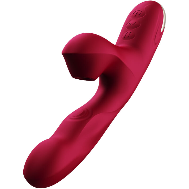 ARMONY - BUMP VIBRATOR & SAUGNAPF MODELL 2 BURGUNDER – Bild 4