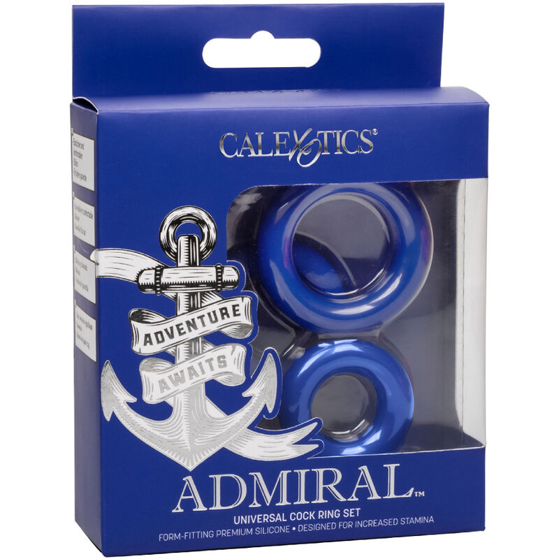 CALEXOTICS - ADMIRAL COCK RING SET BLAU – Bild 4