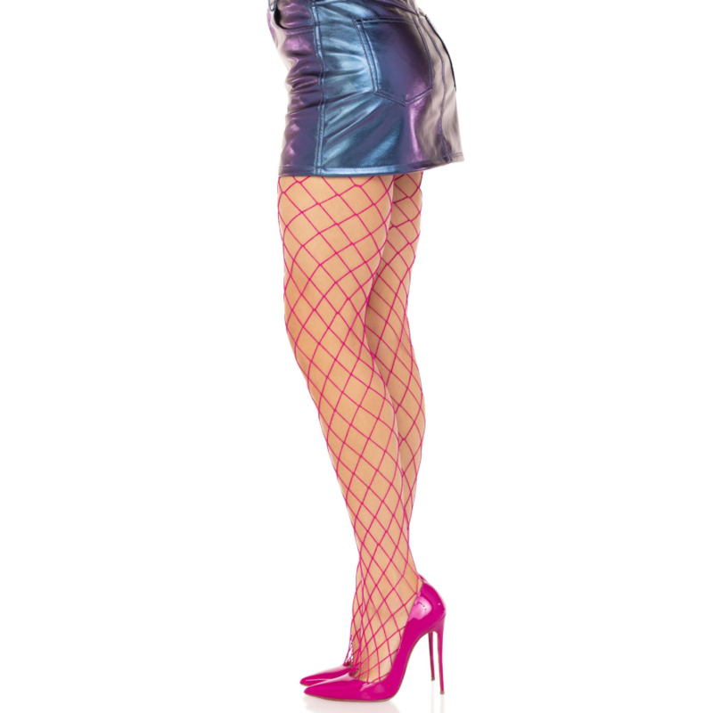 LEG AVENUE - PANTIMEDIAS REJILLA DIAMANTE AMARILLO – Bild 3