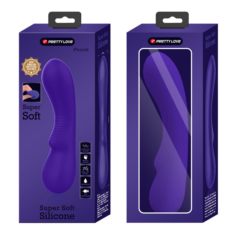 PRETTY LOVE - PRESCOTT WIEDERAUFLADBARER VIBRATOR LILA – Bild 6