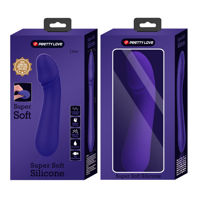 PRETTY LOVE - CETUS WIEDERAUFLADBARER VIBRATOR LILA – Bild 8