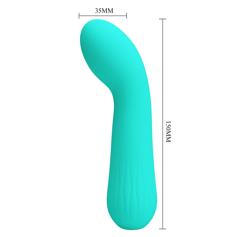PRETTY LOVE - FAUN WIEDERAUFLADBARER VIBRATOR AQUAGRÜN – Bild 5