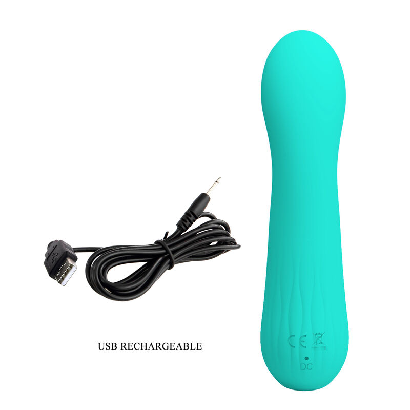 PRETTY LOVE - FAUN WIEDERAUFLADBARER VIBRATOR AQUAGRÜN – Bild 8