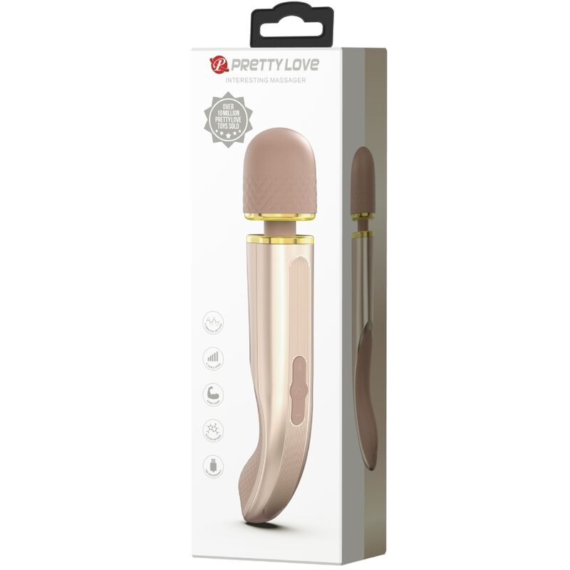 PRETTY LOVE - MASSAGER 7 VIBRATIONSMODI CHAMPAGNER – Bild 5