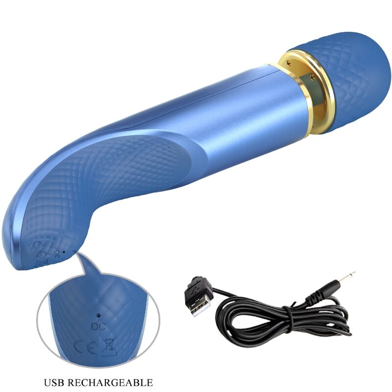 PRETTY LOVE - MASSAGER 7 VIBRATIONSMODI BLAU – Bild 7
