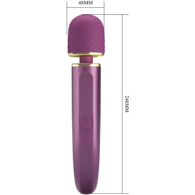PRETTY LOVE - MASSAGER 7 VIBRATIONSMODI LILA – Bild 7