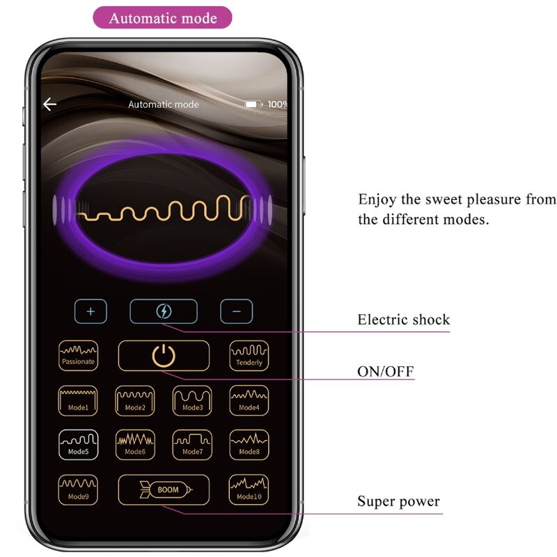 PRETTY LOVE - JEFFERSON APP-GESTEUERTER ANALSTECKER LILA – Bild 6