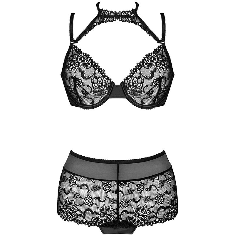 LIVCO CORSETTI FASHION - LINERA FOR THE SENSES COLLECTION SUJETADOR + PANTY NEGRO – Bild 5