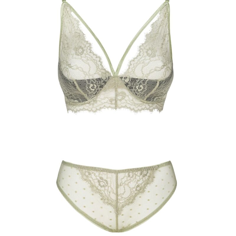 LIVCO CORSETTI FASHION - PINE LC 90667 SUJETADOR + PANTY KHAKI – Bild 5