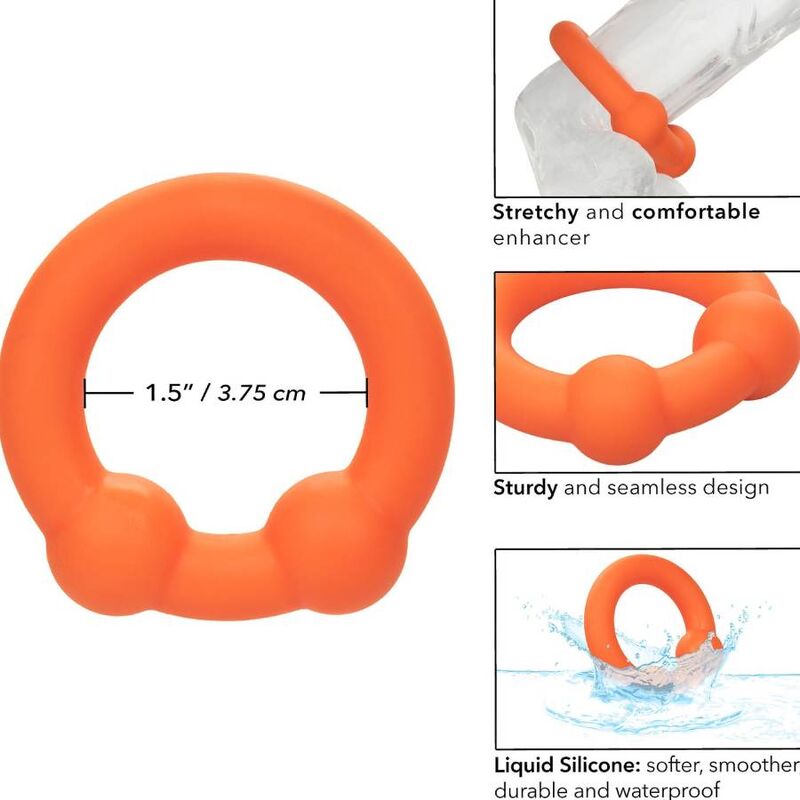 CALEXOTICS - ALPHA DUAL BALL RING ORANGE – Bild 5