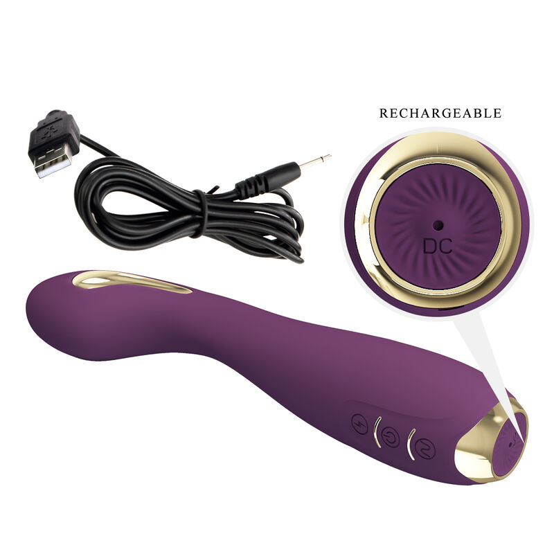 PRETTY LOVE - HECTOR ELECTROSHOCK VIBRATOR PER APP-STEUERUNG LILA – Bild 5