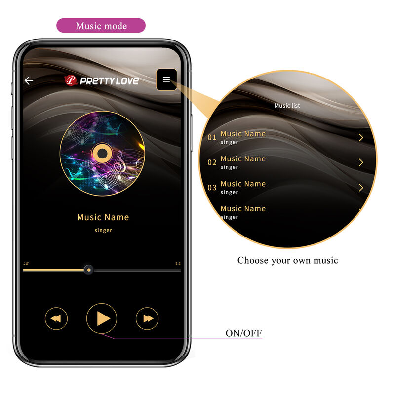 PRETTY LOVE - HECTOR ELECTROSHOCK VIBRATOR PER APP-STEUERUNG LILA – Bild 14
