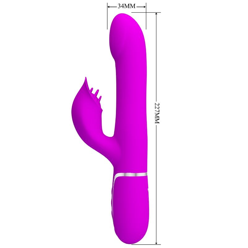 PRETTY LOVE - RABBIT VIBRATOR PERLEN VIOLET – Bild 5