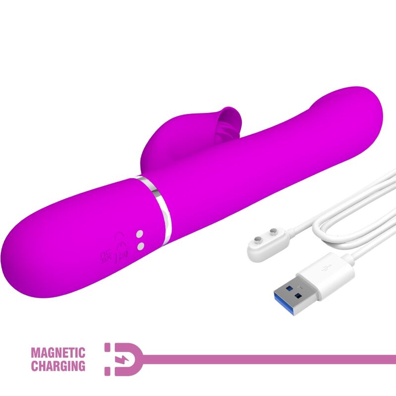 PRETTY LOVE - RABBIT VIBRATOR PERLEN VIOLET – Bild 6