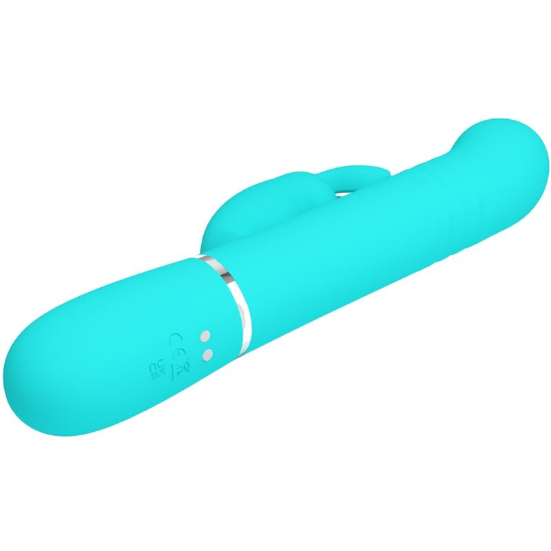 PRETTY LOVE - COALE RABBIT VIBRATOR PERLEN AQUAGRÜN – Bild 4