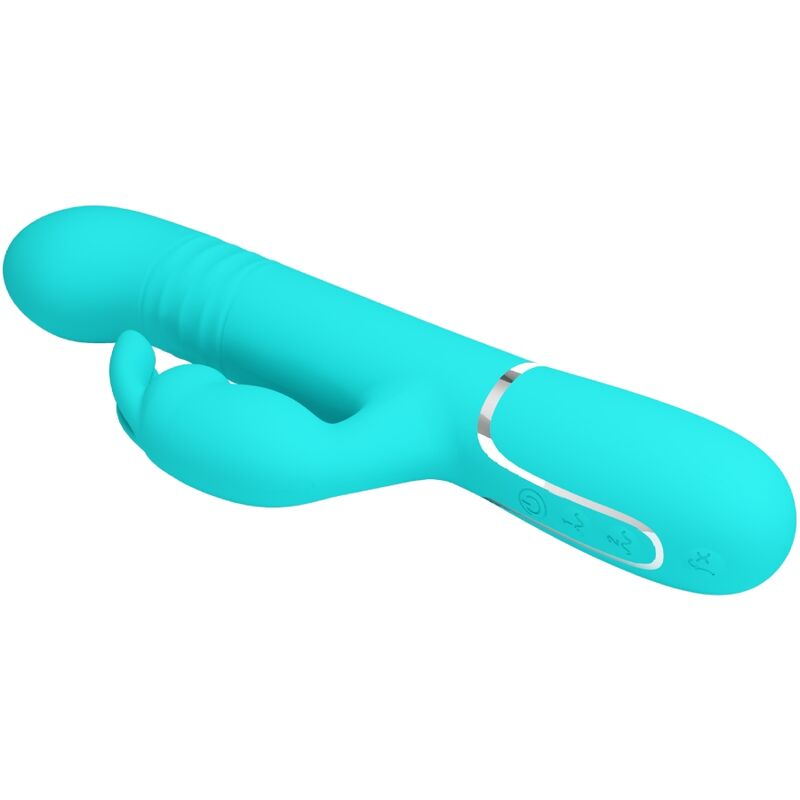 PRETTY LOVE - COALE RABBIT VIBRATOR PERLEN AQUAGRÜN – Bild 5