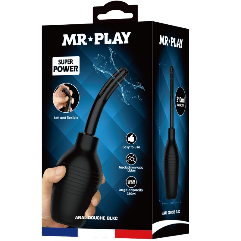 MR PLAY - ANAL-DUSCHE BLKC SUPER POWER SCHWARZ – Bild 3