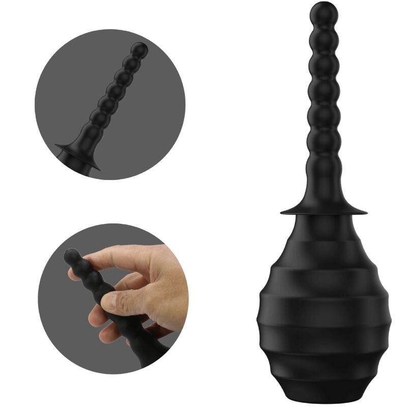 MR PLAY - LEISTUNGSSTARKER VIBRATOR MIT FERNBEDIENUNG, ANALSTECKER, SCHWARZ – Bild 5