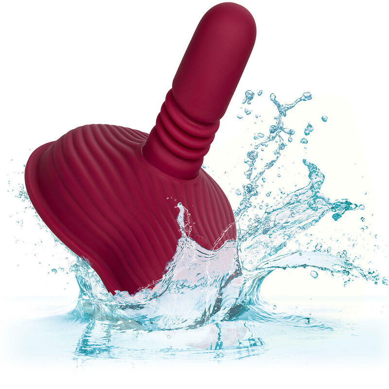 CALEXOTICS - RIDER MASSAGER DOPPELMOTOR FERNBEDIENUNG ROT – Bild 5