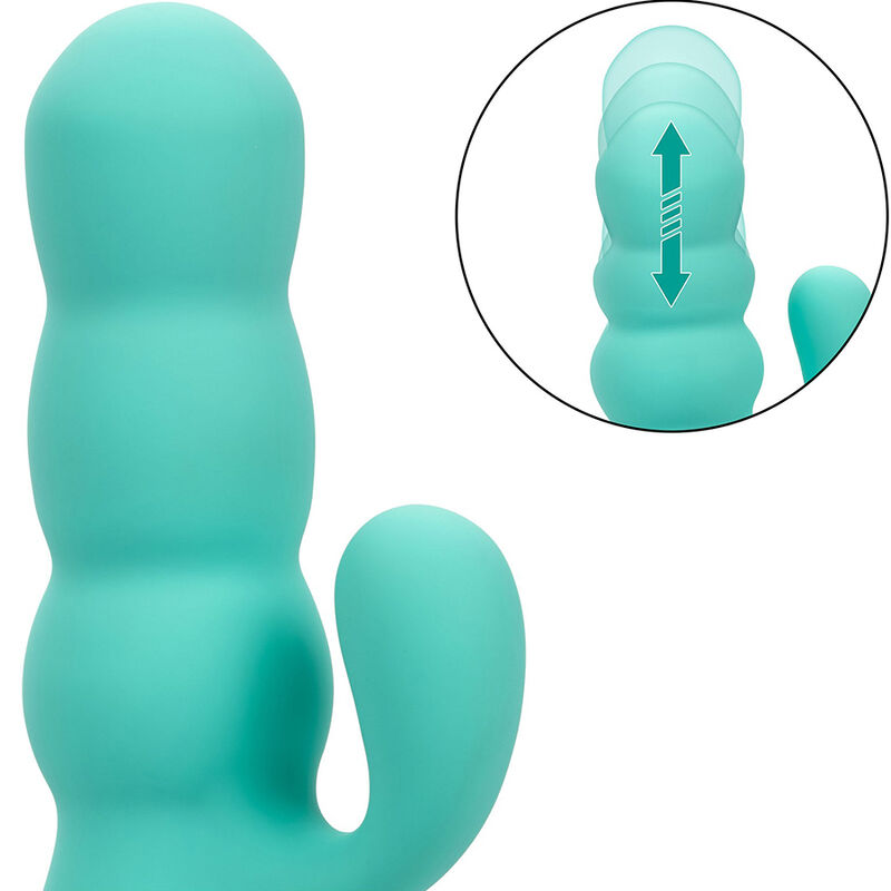 CALEXOTICS - DEL MAR DIVA VIBRATOR RABBIR AQUA GRÜN VON CALIFORNIA DREAMING – Bild 6