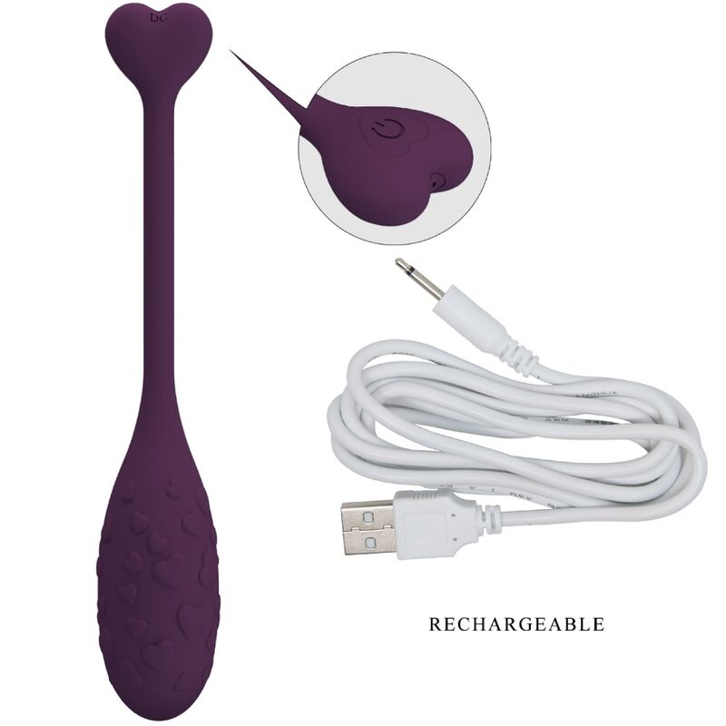 PRETTY LOVE - FISHERMAN APP-GESTEUERTES VIBRIERENDES EI LILA – Bild 6