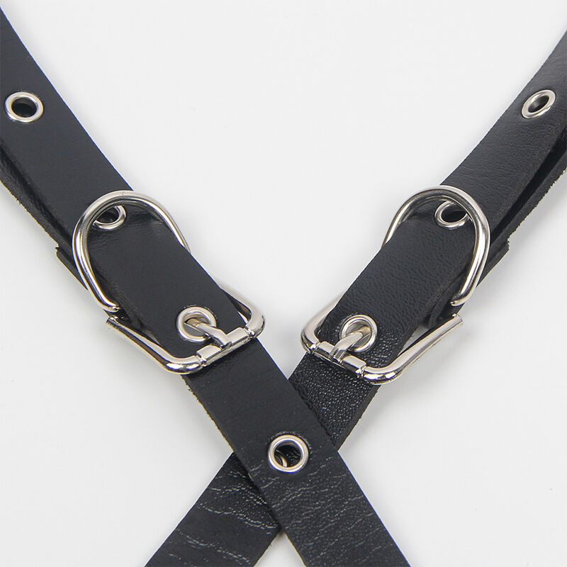 SUBBLIME - HARNESS MIT RIEMEN UND KETTE ??DETAILS EINE GRÖSSE – Bild 10