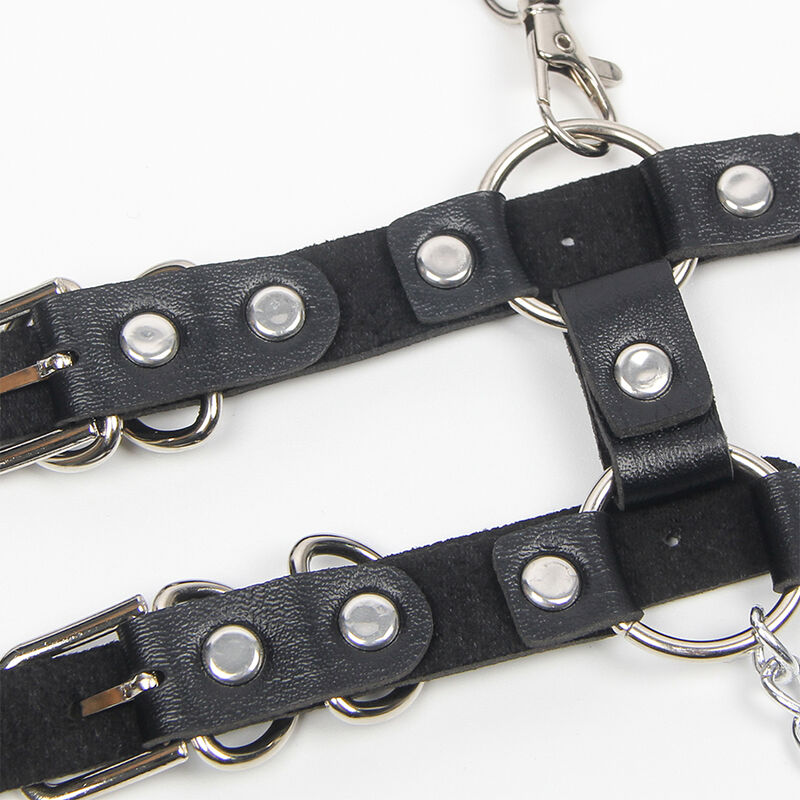 SUBBLIME - HARNESS MIT RIEMEN UND KETTE ??DETAILS EINE GRÖSSE – Bild 5