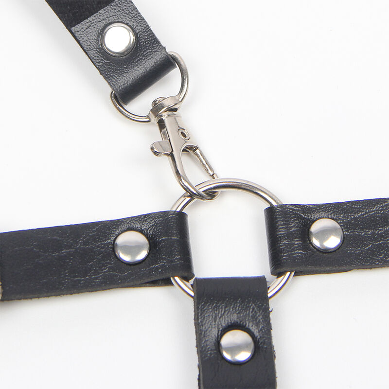 SUBBLIME - HARNESS MIT RIEMEN UND KETTE ??DETAILS EINE GRÖSSE – Bild 3
