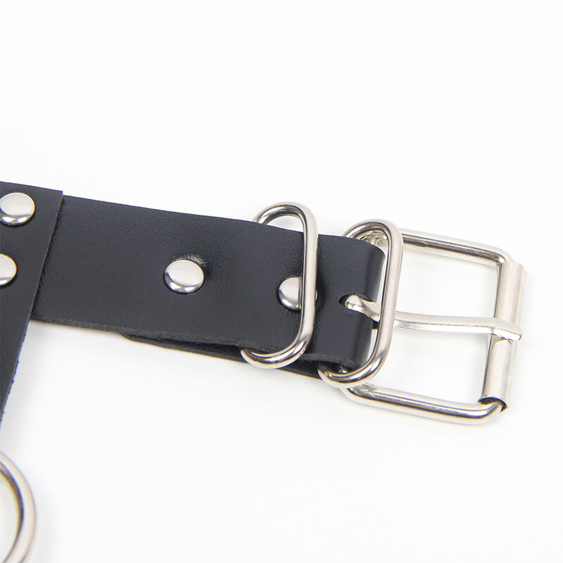 SUBBLIME - HARNESS-BH UND HALSKETTE MIT KETTEN EINE GRÖSSE – Bild 9