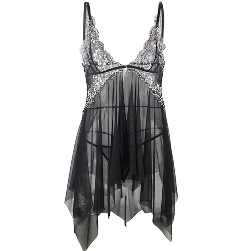 SUBBLIME - BABYDOLL TELA TUL PECHO ENCAJE S/M – Bild 10