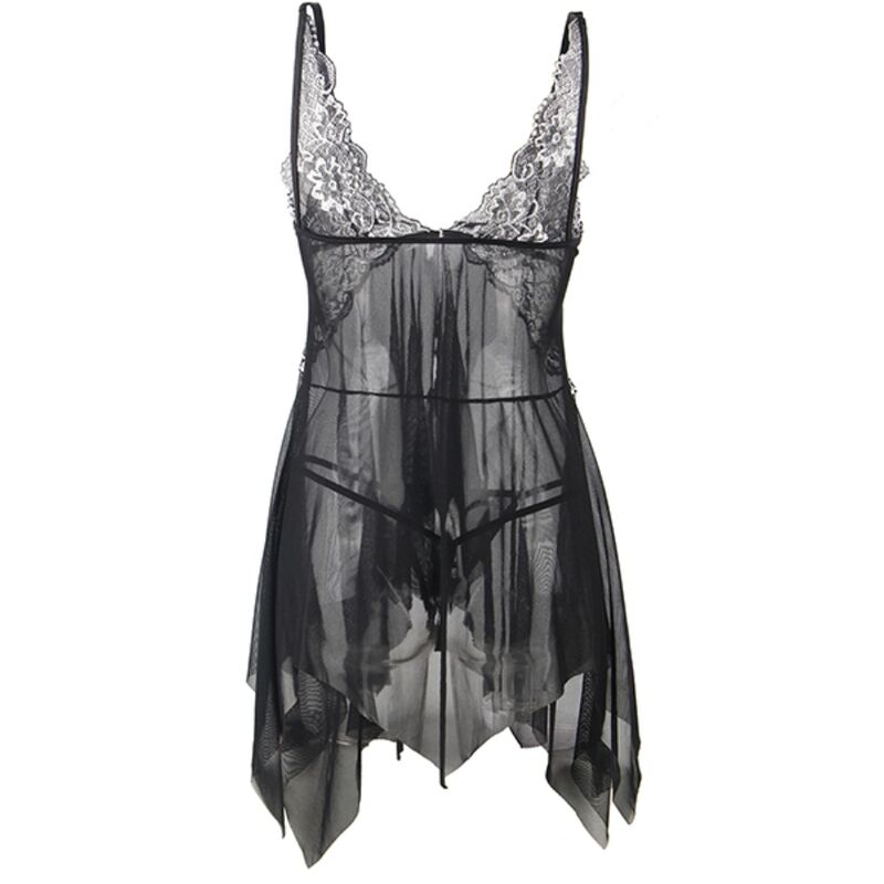 SUBBLIME - BABYDOLL TELA TUL PECHO ENCAJE S/M – Bild 9