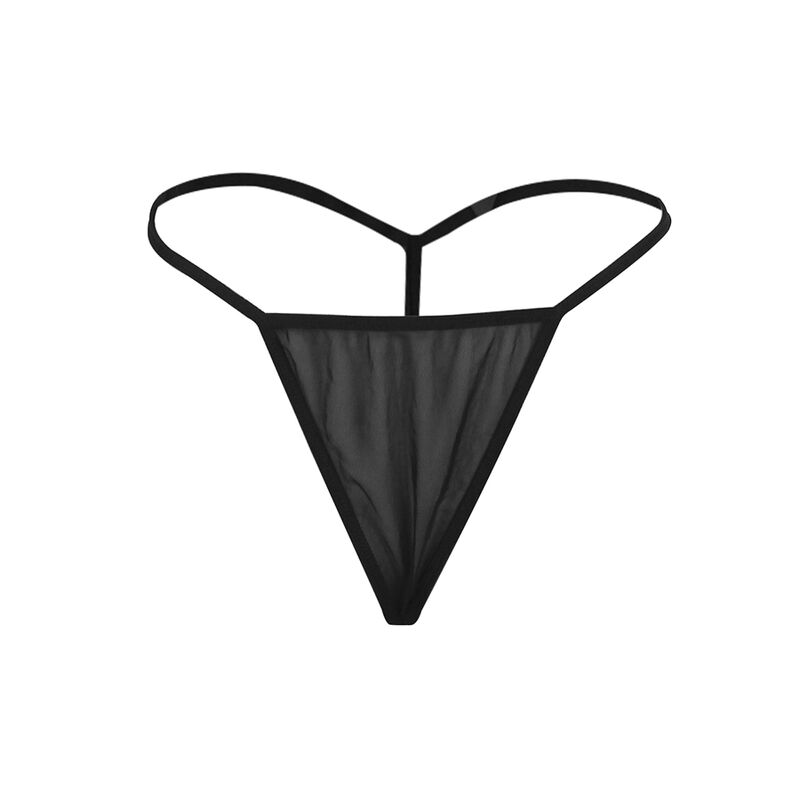 SUBBLIME - BABYDOLL TELA DE TUL DETALLE ENCAJE Y FLOR NEGRO S/M – Bild 8