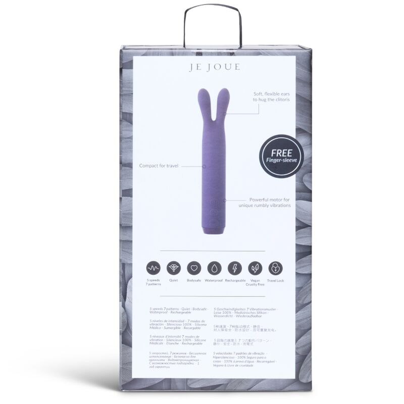 JE JOUE - VIBRIERENDE KUGEL KANINCHEN LILA – Bild 7