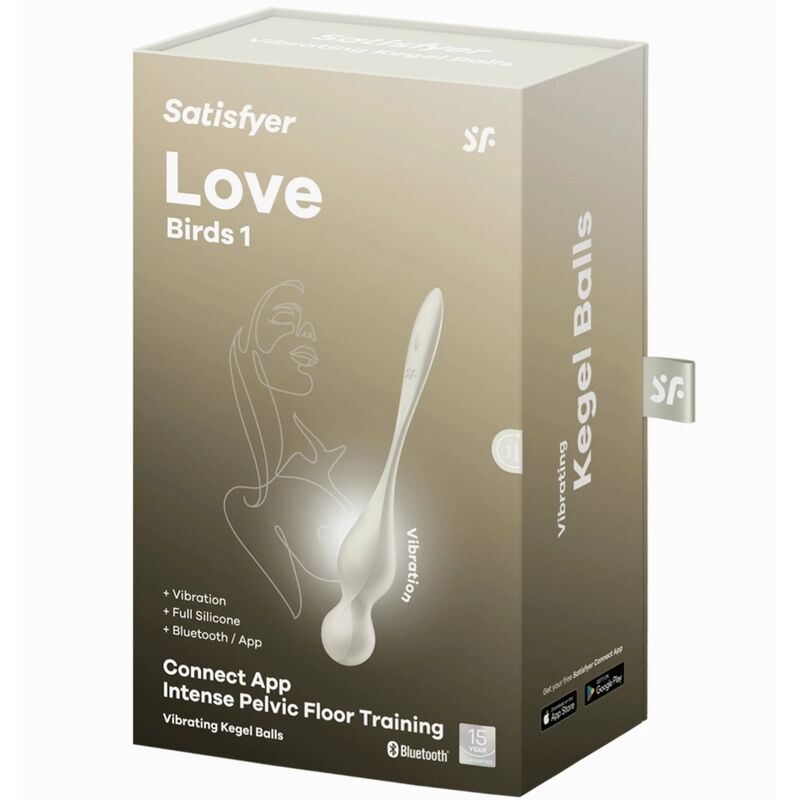 SATISFYER - LOVE BIRDS VIBRIERENDE KEGEL-KUGELN WEISS – Bild 3