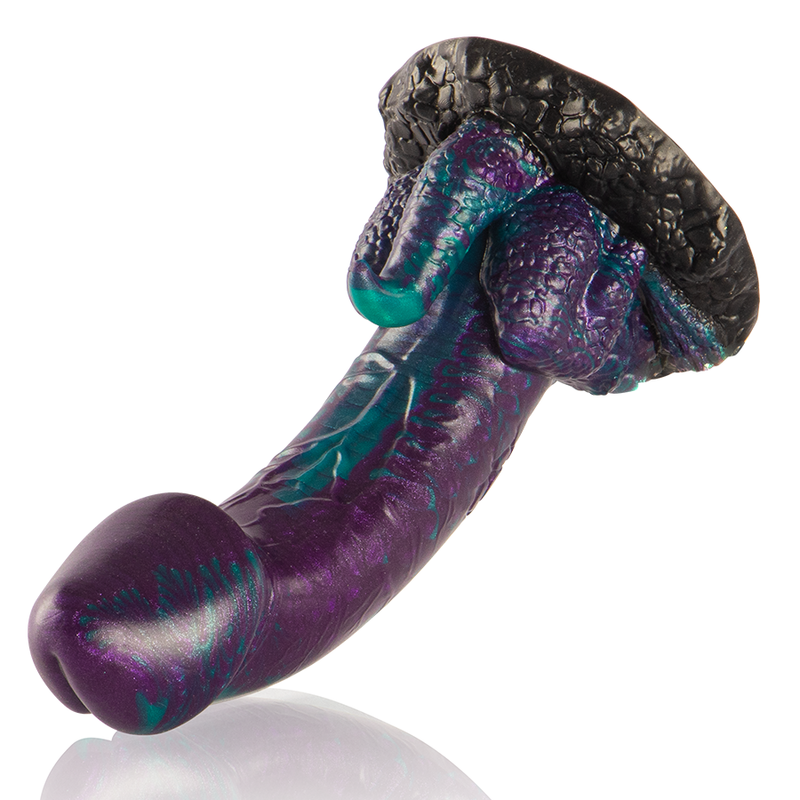 EPIC - BASILISK DILDO DOPPELT SCHUPPIG VERGNÜGEN, KLEINE GRÖSSE – Bild 3