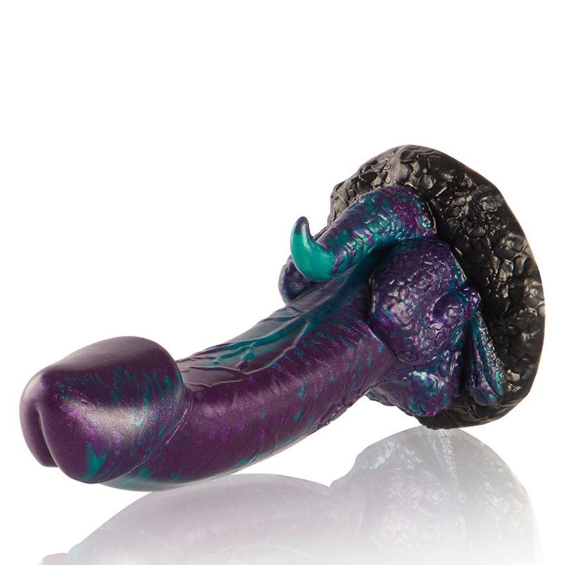 EPIC - BASILISK DILDO DOPPELT SCHUPPIG VERGNÜGEN, KLEINE GRÖSSE – Bild 4