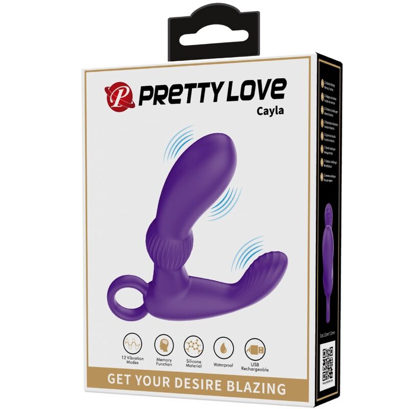 PRETTY LOVE - CAYLA ANALVIBRATOR-MASSAGER LILA – Bild 7