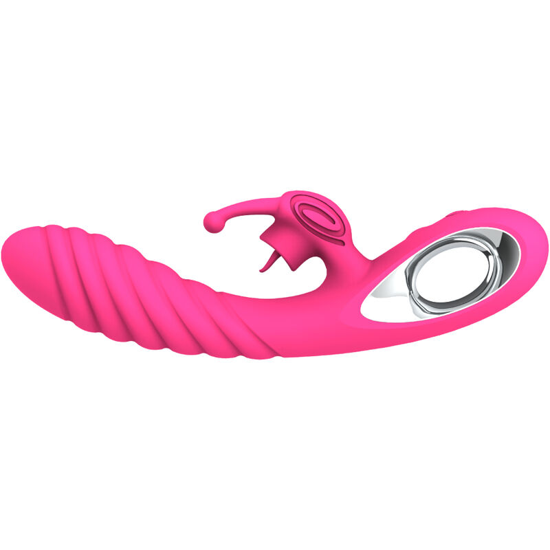 ARMONY - VICKY RABBIT VIBRATOR MIT FUCHSIA-ZUGRINGZUNGE – Bild 3