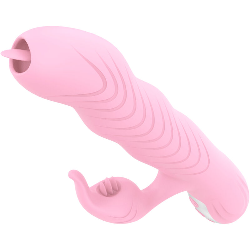 ARMONY - MARCIA-VIBRATOR & STOßENDER DOPPELZUNGE-WRMEEFFEKT ROSA – Bild 3