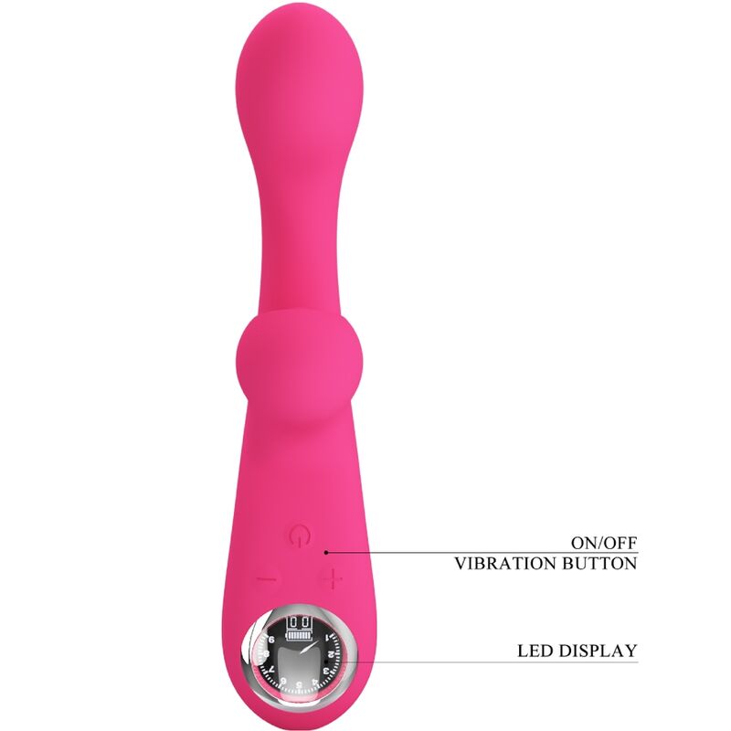 PRETTY LOVE - SKYLAR STIMULATOR VIBRATOR ROSA – Bild 7