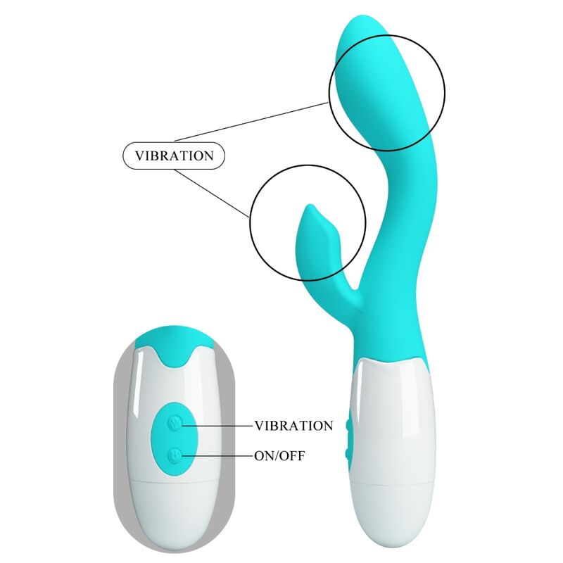 PRETTY LOVE - HELLIGER G-SPOT-VIBRATOR, AQUAGRÜN – Bild 3