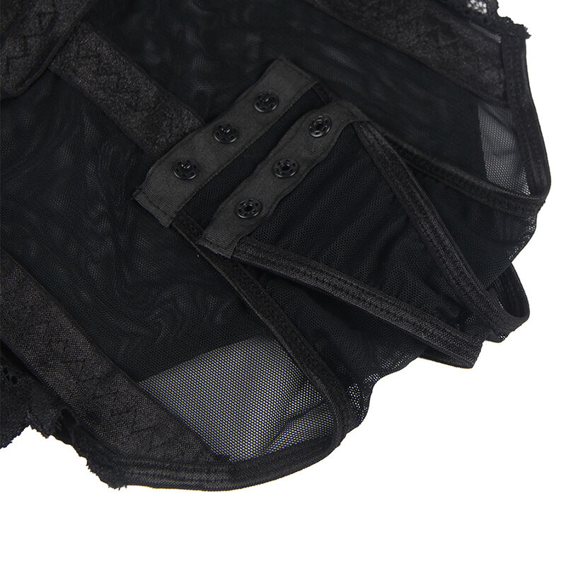 SUBBLIME - TEDDY CON LIGUERO DETALLE TIRAS PECHO NEGRO S/M – Bild 9
