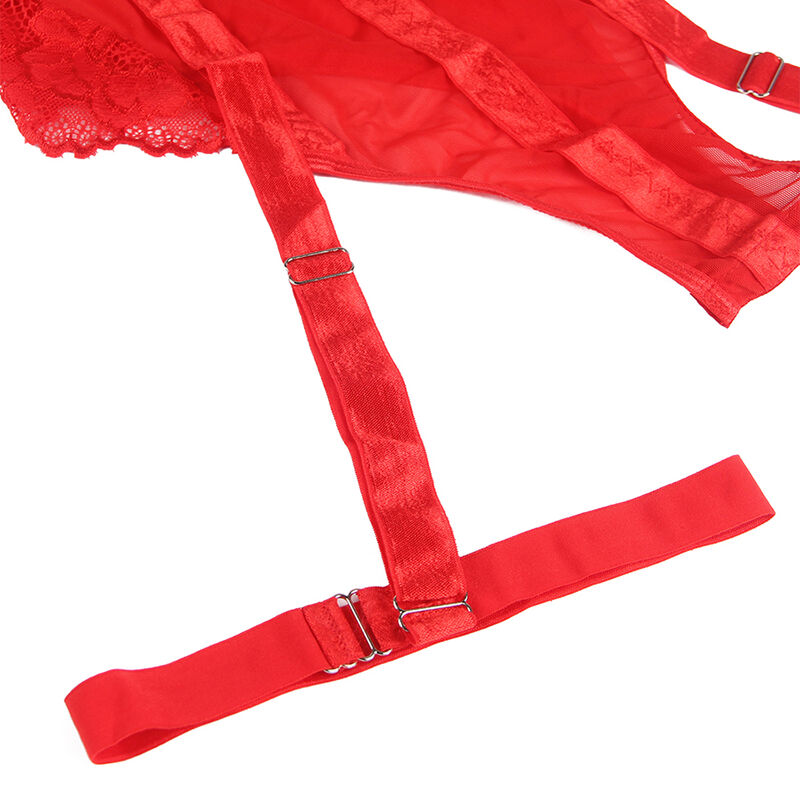 SUBBLIME - TEDDY CON LIGUERO DETALLE TIRAS PECHO ROJO S/M – Bild 16