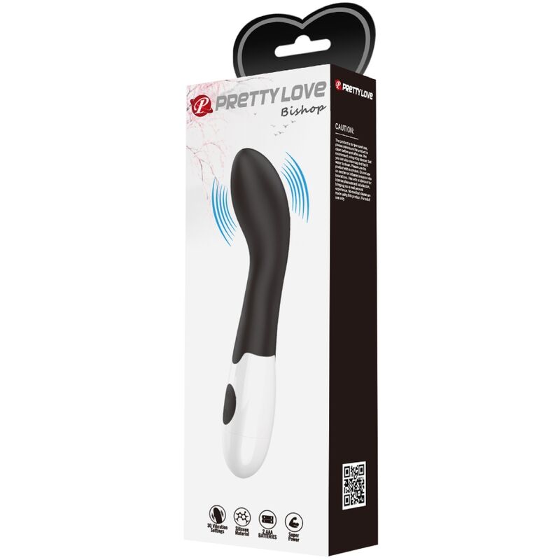 PRETTY LOVE - BISHOP G-SPOT VIBRATOR 30 MODI SCHWARZ – Bild 9