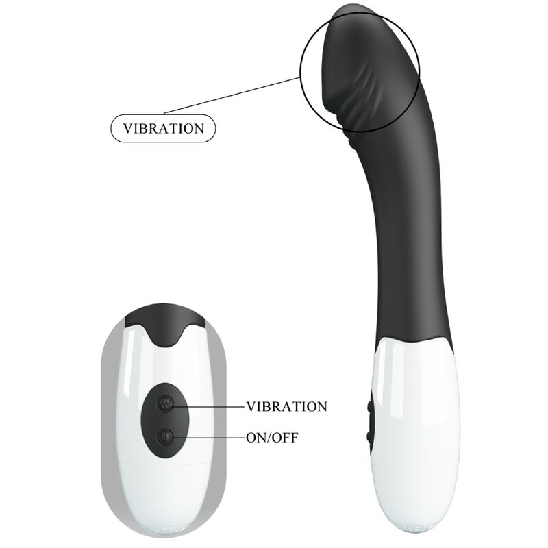 PRETTY LOVE - ELEMENTAL G-SPOT VIBRATOR 30 MODI SCHWARZ – Bild 7