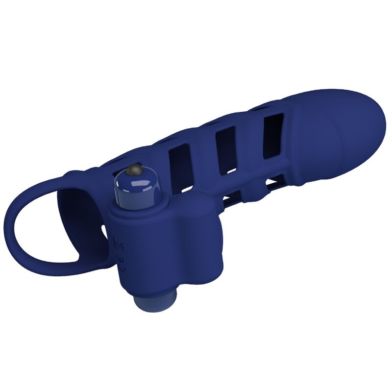PRETTY LOVE - ALTAF VIBRATORRING MIT SILIKONHÜLLE BLAU – Bild 8