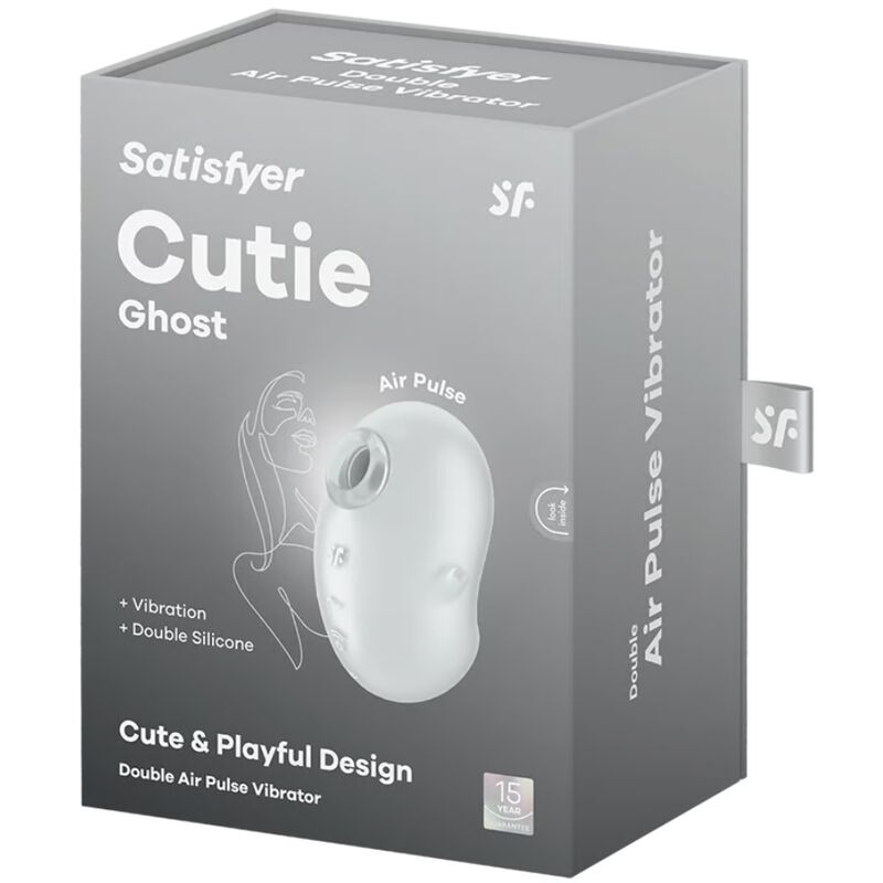 SATISFYER - CUTIE GHOST AUFLEGEVIBRATOR WEISS – Bild 4