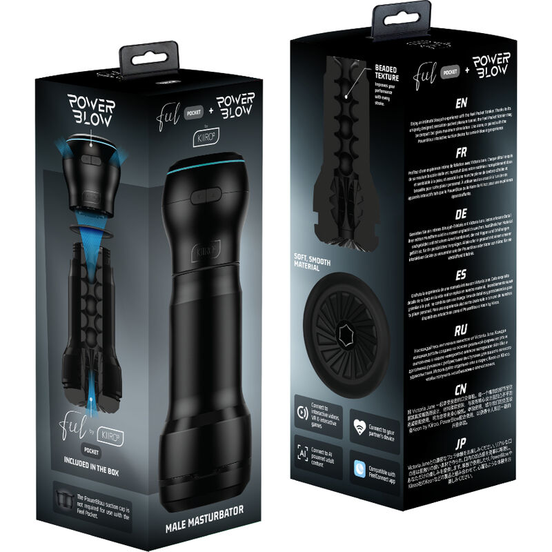 KIIROO - FEEL POCKET-MASTURBATOR FÜR MÄNNER + POWER-BLOW – Bild 4